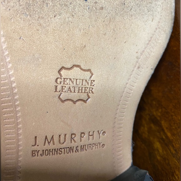 Johnston & Murphy Men's Genuine Leather Cap Toe Shoes - Picture 11 of 11